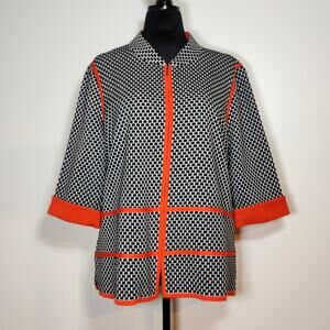 Ming Wang Knit Jacket L XL
